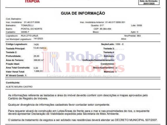 Terreno para Venda em Itapoá - 5