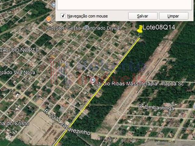 #833 - Terreno para Venda em Itapoá - SC