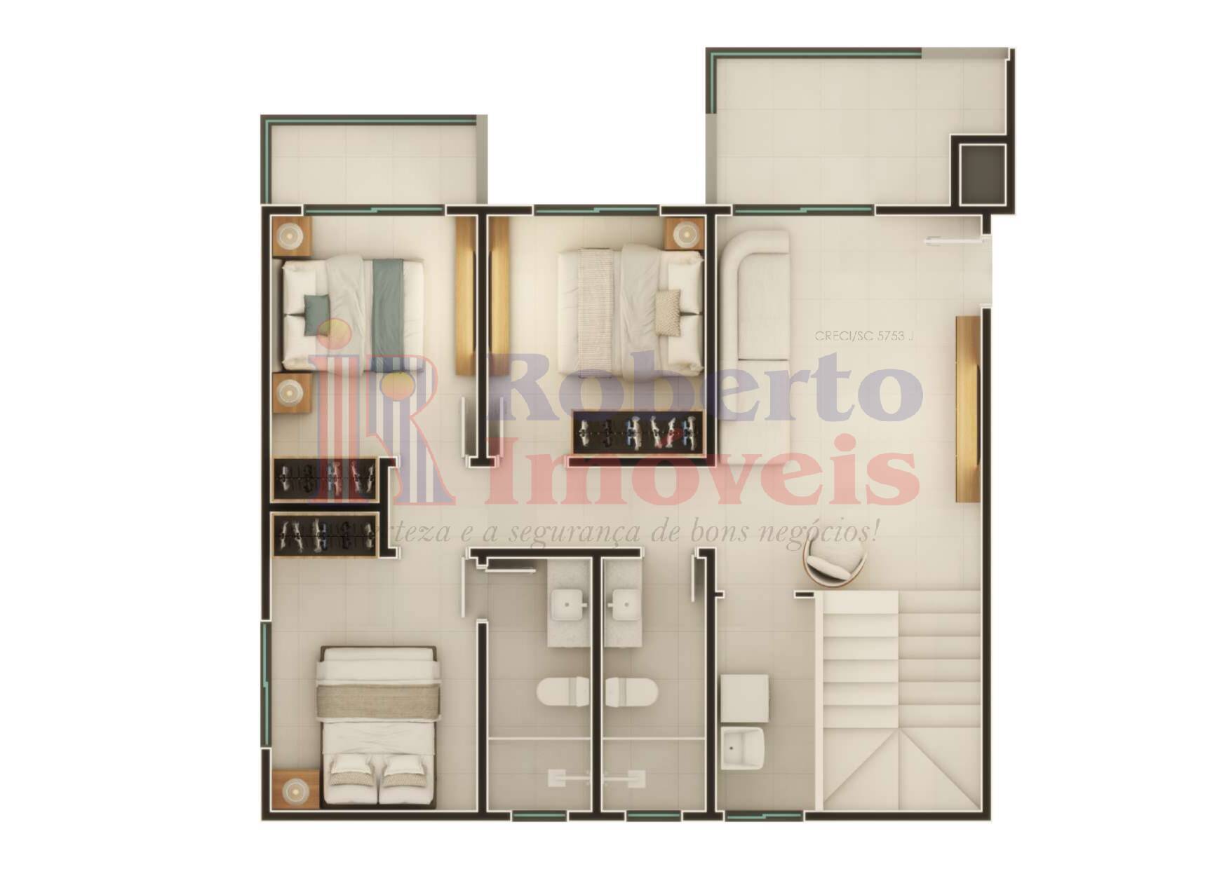 Apartamento, 3 quartos, 91 m² - Foto 6
