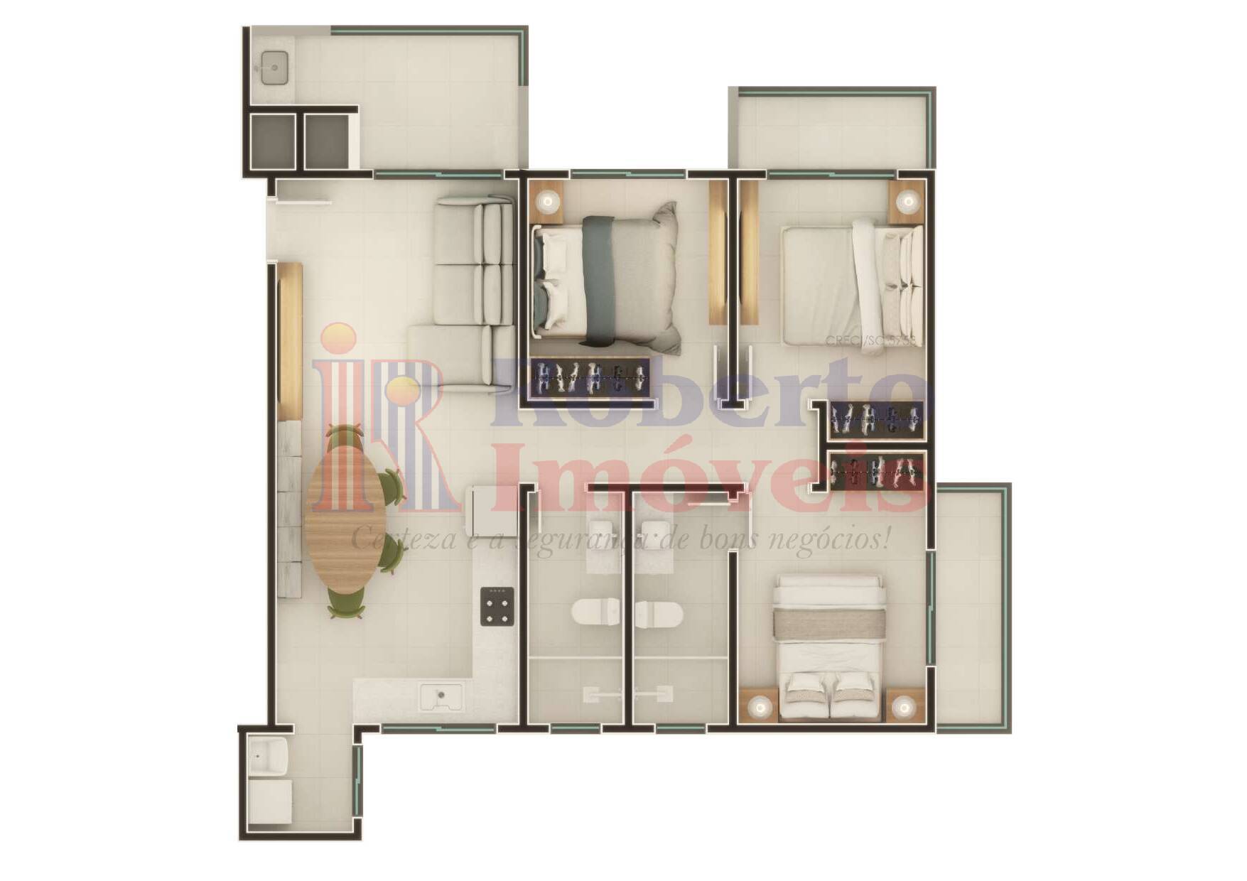 Apartamento, 3 quartos, 91 m² - Foto 16