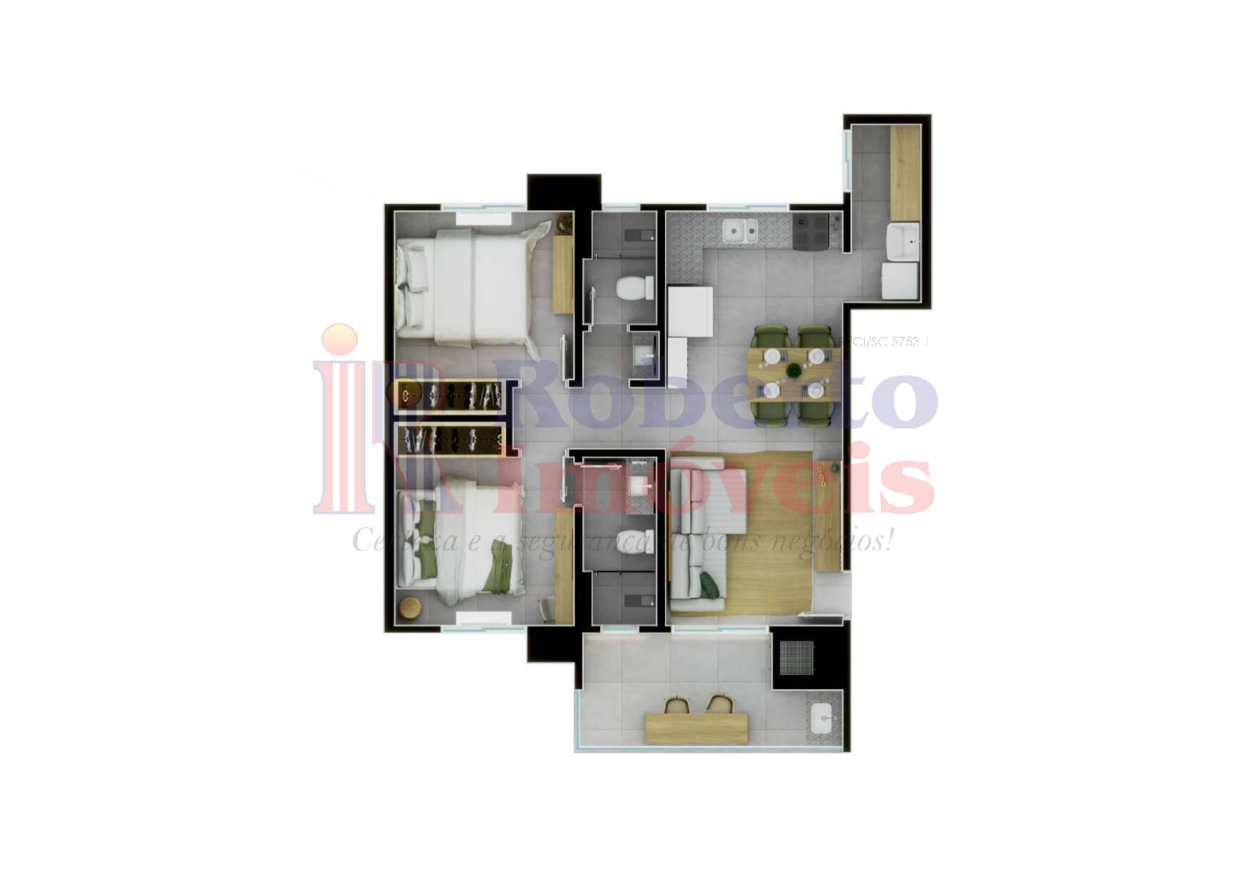 Apartamento, 2 quartos - Foto 5